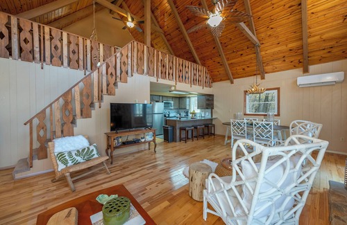 Wolf Laurel Cabin | Fragrance Free ~ Cozy Cabin with Mtn Vistas & Views, Fire Pit + Skiing, Hiking,