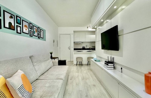 Matriz Apartment | Fun 1-bedroom apartment with washer-dryer and balcony