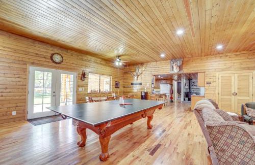 Strawberry House | Game Nights in Pines Winter Woods Cozy Cabin