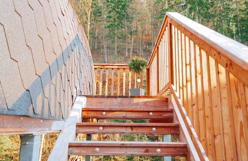 Wilhelmsthal Apartment | Gemütliches Chalet für bis zu Drei Personen Inmitten der Natur des Frankenwaldes