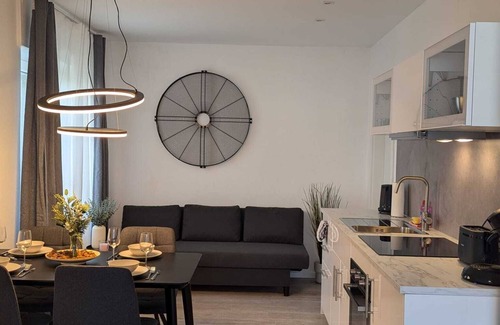 Hamm Apartment | Gemütliches Studio für Vier Personen im Erdgeschoss in der Nähe vom Maxipark