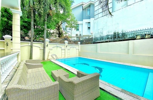 Thao Dien Villa | Gem Villa 15, biệt thự 8 phòng ngủ, 6 phòng vệ sinh có hồ bơi lớn