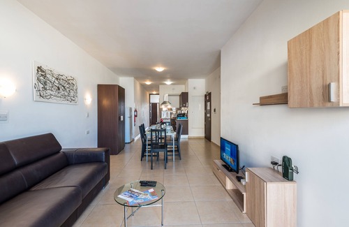Bugibba Apartment | GetawaysMalta - SeaShells Apartment 11 with Terrace and Sea Views in Bugibba