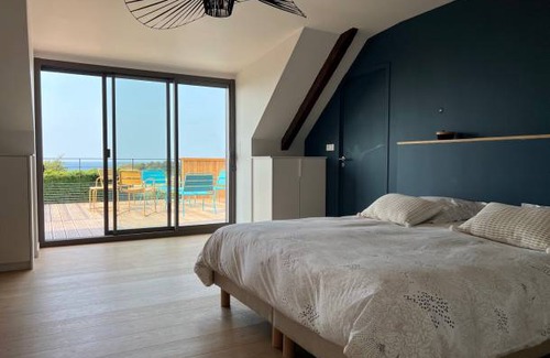 Planguenoual House | Gite La Cour - Sublime Vue mer