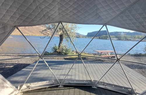 Coulee City Apartment | Glamping Dome at Blue Lake in Coulee City (site 44)