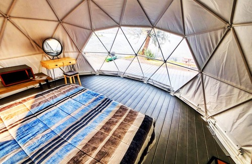 Coulee City Apartment | Glamping Dome at Blue Lake in Coulee City (site 40)