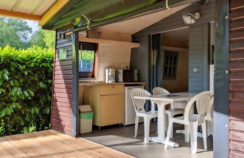 Milhac-de-Nontron RV Rental | Glamping Escape in Dordogne – Charming Cabins, Private Terrace, 4 People, Nature & Relaxation