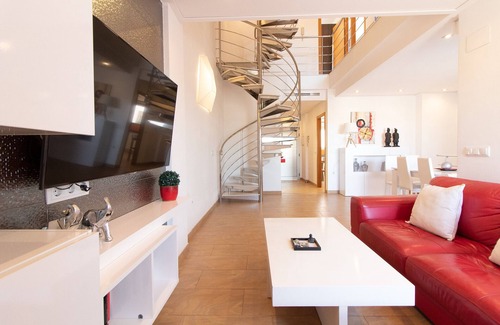 Playa de Almarda House | Global Properties: Townhouse with terrace and pool in Almenara Beach
