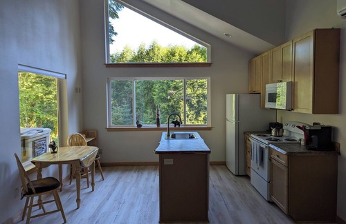 Packwood Apartment | Gnome Home: Cozy duplex studio apartment with AC, WiFi, in peaceful Packwood