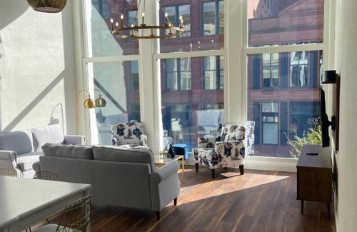 West Main Historic District Apartment | Gold Suite by Hollyhock- Executive-Level Living