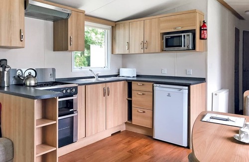 Saint Ann's Chapel House | Good quality, modern family caravan with one double and one twin.