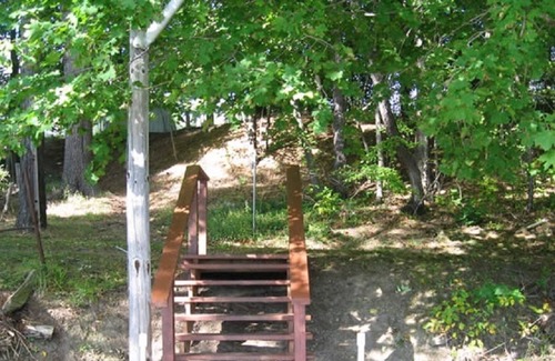 Maryland House | Goodyear Lake - docks and lake toys-kayaks, paddleboat water trampoline