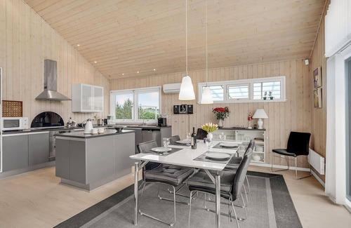 Skaven Strand House | Gorgeous home in Tarm with kitchen