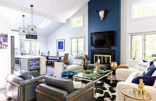 Union Pier House | Gorgeous Pool & Hot Tub on Quiet Wooded Lot
