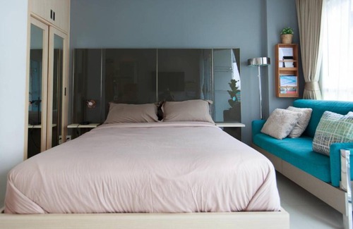 Kram Apartment | Grand blue condominium by Lookkaew