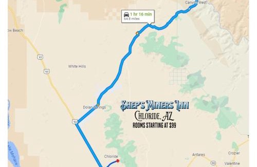 Chloride Hotel | Grand Canyon West Hotel Sheps Miners Inn