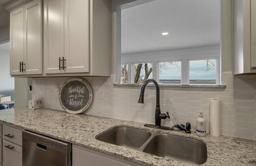 Grove House | Grand Lake Waterfront home 5 minutes to the boat launch!