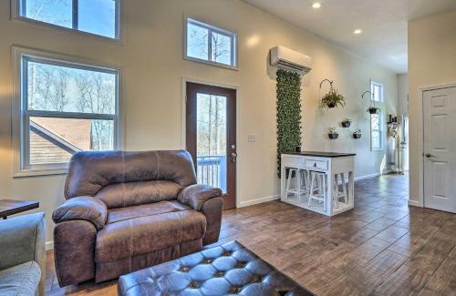 Oak Grove House | Gray Home with View of Boone Lake and Fire Pit!