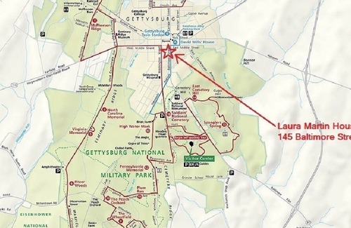 Gettysburg Apartment | Great downtown location w/ parking. Transit stop across the street. Unit 1 of 4.