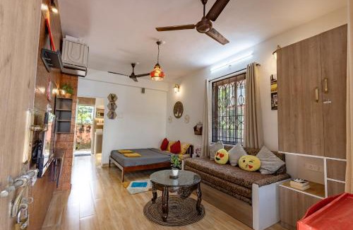 Benaulim Apartment | Ground Floor Studio With S Pool 3 Min Ride To Benaulim Beach