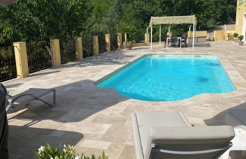 Tourrette-Levens Apartment | Ground floor with pool 30min Nice/45min Monaco and Beach, perfect for family.