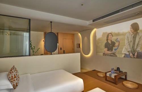 Dinghu District Hotel | Guangzhou Yumu Curie Hotel Panyu Aeon Mall