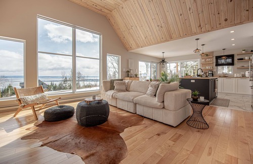 Saint-Joseph-de-la-Rive Ski Chalet | Hôtel à la maison - Chalet le Natür, Cozy & Spa