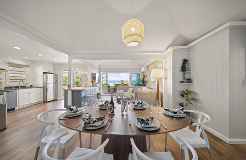 Pupukea House | Hale Nalu (Lower Level) by Gather: Oceanfront w/Lanai, Grill & Views