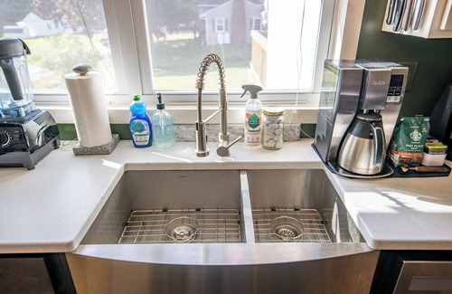 Hallowell House | Hallowell Hilltop Home with Hot Tub