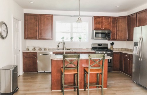 Hampton Bays House | Hampton Bays luxury retreat with heated pool, steps from the Beach! Pet friendly