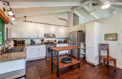 Hanalei Palms House | Hanalei Dream House - Bikes & A/C included