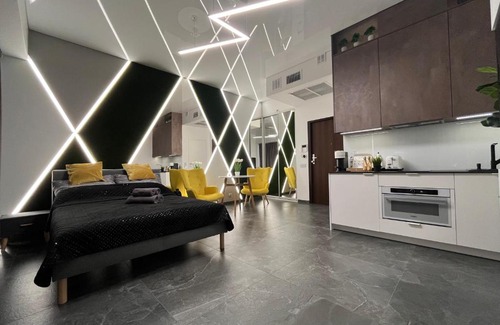 West Pomeranian Voivodeship Apartment | Hanza Tower - SCANDIA Apartment, 16 Floor, Sunset View