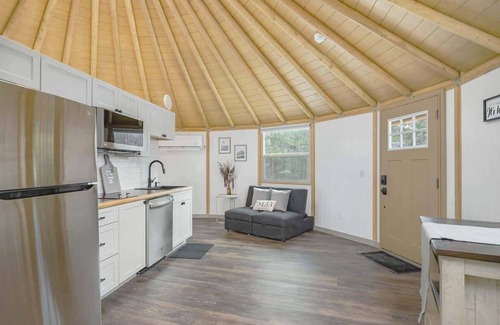 Canyon Lake Cabin | Harlow: Canyon Lake Luxury Yurt Getaway | Hot Tub