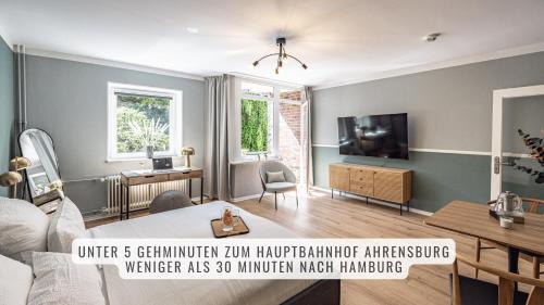 Ahrensburg Apartment | have-a-nice-Stay - nahe Bahnhof Ahrensburg - 20 Minuten nach Hamburg - trotzdem ruhig gelegen - 6 Minuten zu Fuß ins Zentrum Ahrensburg - modern eingerichtet