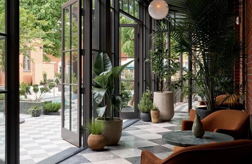 Olde Richmond House | Heated Outdoor Pool and Sauna at Intimate Suites - An Urban Retreat in Fishtown