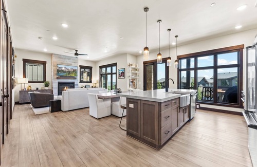 Park City House | Heated Pool, Gourmet Kitchen, Pet Friendly, Gym, Walk to Canyons Village, 2 Private Patios