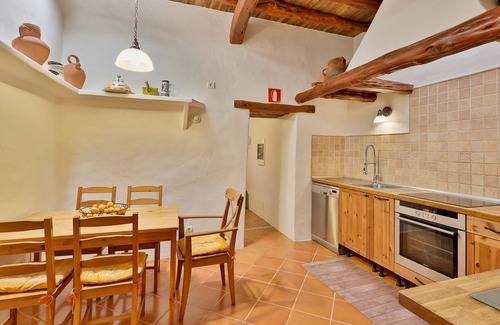 Santa Eulalia del Rio Villa | Heavenly Villa "Can Caseres" with Saltwater Pool, Orchard and Mountain View