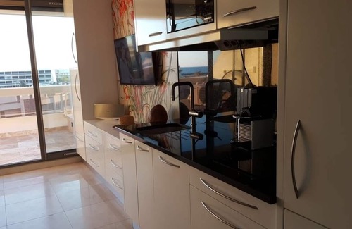 Naturist Village Apartment | Heliopolis Cap d'Agde Naturiste Sea View with Air Conditioning, WI-FI, Parking