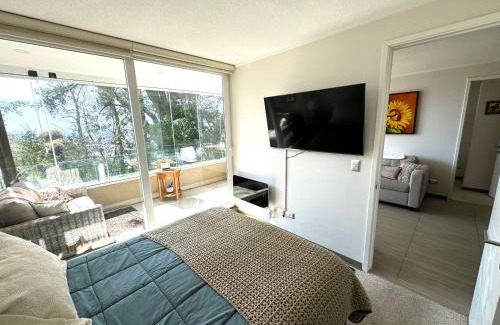 Pucon Apartment | Hermoso Entorno, Vista Espectacular en Pucón