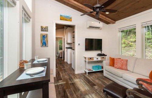 Robbinsville House | High Hollow Cottage Modern Tiny Home with Hot Tub