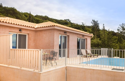Fiskardo Villa | High level of hospitality - panoramic view -private pool- elegance.