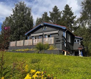 Alvdalen Municipality House | Hildas Hus with river view and spa