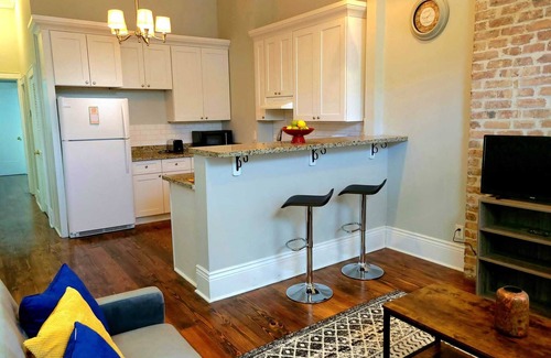 Faubourg Lafayette House | Historic and Stylish Shotgun Duplex Gem with Courtyard! 2/2