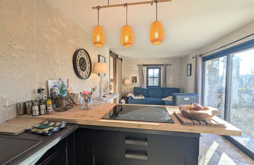 Saint-Cyran-du-Jambot Cottage | Historic Retreat at Domaine de Migny: Cottage with Nordic Bath and Pool