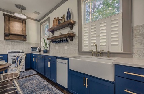 Cranesville House | Historic Schoolhouse w/Hot Tub, Fireplace & King Bed