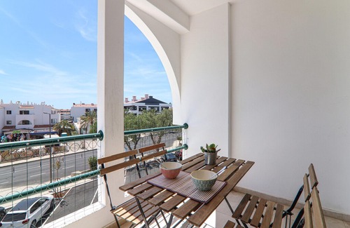 Santa Eulalia Apartment | Holiday Apartment Apartamentos Ninho das Gaivotas 512 with Wi-Fi, A/C, Pool, Garden & Balcony; Parking Available
