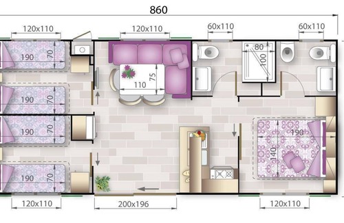 Sottomarina Apartment | Holiday apartment Chioggia for 1 - 6 persons with 3 bedrooms - Holiday apartment