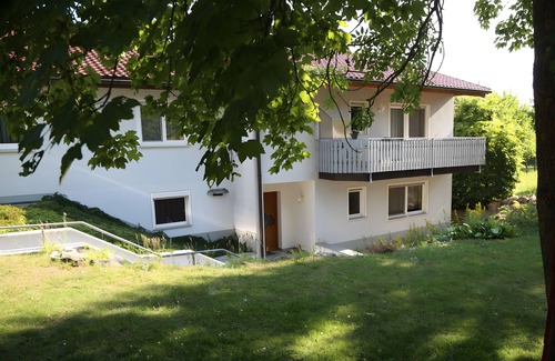 Iphofen Apartment | Holiday Apartment 'Riesling' with Private Balcony, Shared Terrace