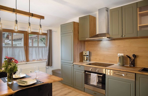 Farchant Apartment | Holiday Apartment 'Wankblick' with Mountain View, Private Terrace and Wi-Fi