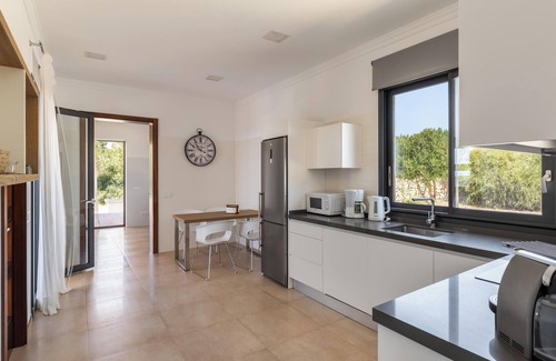 Ses Salines House | Holiday Home Colonies with Sea View, Private Pool, Terrace, A/C & Wi-Fi